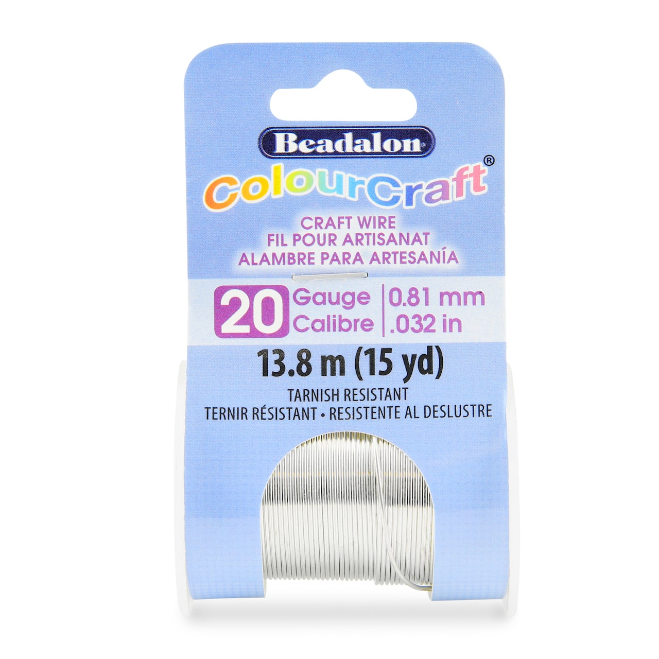 Beadalon® ColourCraft® 20 Gauge Silver Color Wire
